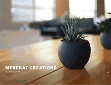 Tablet Screenshot of merekatcreations.com